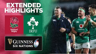 England v Ireland  Extended Highlights  2022 Guinness Six Nations [upl. by Herald123]