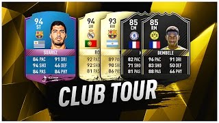 TUTTI I MIEI GIOCATORI PIU FORTI  FIFA 17 CLUB TOUR [upl. by Salvucci]