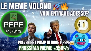 📈 MEME COIN ESPLODONO Insieme a BITCOIN 💥 Il Mercato è Impazzito [upl. by Attenrad]