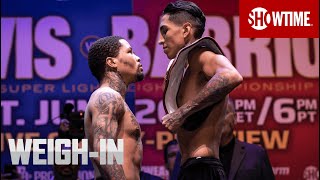 Davis vs Barrios WeighIn  SHOWTIME PPV [upl. by Notsle]