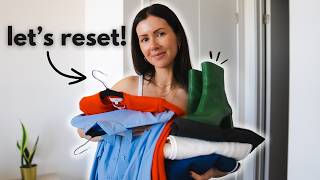 How I RESET My Capsule Wardrobe For Fall 🍂 closet switchover amp organization [upl. by Meryl]