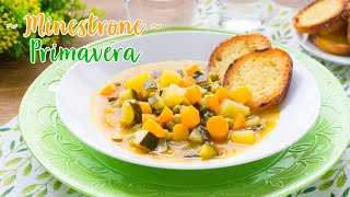 Minestrone di Primavera  Ricetta Minestrone di Verdure Fatto in Casa  55Winston55 [upl. by Nahsyar236]