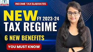 Income Tax Slab FY 202324 amp AY 202425  New vs Old Regime You must know to save tax [upl. by Oicram]