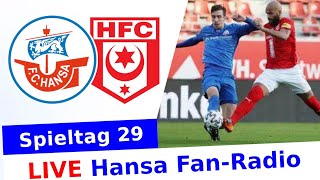 Frühes Tor reicht  Hansa 10 Halle  Spieltag 29  HansaRadio  Rostocker Fankurve [upl. by Kassel]