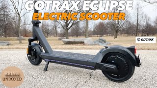 Gotrax Eclipse Electric Scooter  Review [upl. by Grounds]