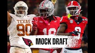 TwoRound Cardinals Mock Draft [upl. by Mailiw]