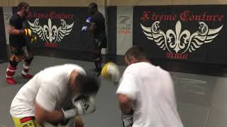 Tibor Nagy vs Ray Sefo  Sparring Highlights [upl. by Ihculo]