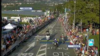 2009 Mens World Road Cycling Championship in Mendrisio  English 2 of 2 [upl. by Abbe]