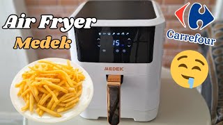 Faire des Frites Croustillantes Maison au Air Fryer Medek carrefour [upl. by Analra]