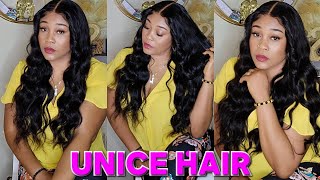 💥BETTER OPTION 💥Byebye knots Unice 7x5 Quick Glueless Lace Water Wave Invisible knots Wig [upl. by Guido]