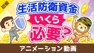 生活防衛資金はいくら貯めれば良いか？【お金の勉強 初級編】：（アニメ動画）第419回 [upl. by Inoek]