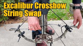 How To Replace The String On An Excalibur Crossbow [upl. by Shere]