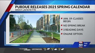 Purdue releases 2021 spring calendar [upl. by Phyllis]