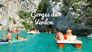 4K🇫🇷 Gorges du VerdonThe most beloved picturesque river canyon in southern France💗 July 2023 [upl. by Ross]