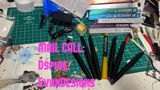 MAIL CALL Dspiae paint markers LED hardware AND MORE [upl. by Regdirb]