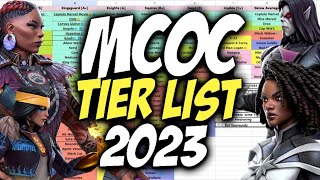 MCOC Tier List  Best Champions In Marvel Contest Of Champions  2023 [upl. by Kciredes]