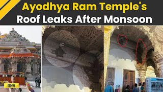 Ayodhya Ram Mandir Roof ‘Leaking’ Within 6 Months Of Pran Pratistha No Drainage System Priest [upl. by Mccandless33]