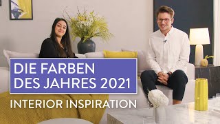 Farbtrends 2021 So integriert Ihr Ultimate Gray und Illuminating in Eure Einrichtung [upl. by Trefler374]