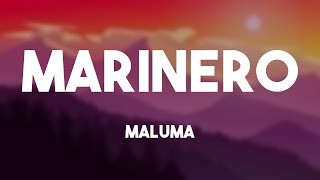 Marinero  Maluma Lyrics Video 🎵 [upl. by Abbe]