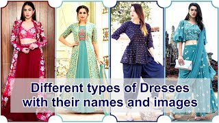 Different types of dresses with their names and images  wedding dressing ideas [upl. by Herson975]