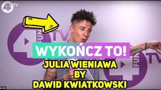 Dawid Kwiatkowski śpiewa piosenki Billie Eilish i Julii Wieniawy w 4FUNTV WYKOŃCZ TO [upl. by Desiri322]