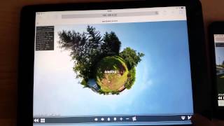 iOS 8 beta  krpano WebGL Demo [upl. by Amihsat]