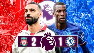 El LIVERPOOL es LIDER en la PREMIER LEAGUE tras GANARLE en casa al CHELSEA [upl. by Neraa]