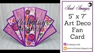 5x7 Art Deco Fan Card [upl. by Krueger]