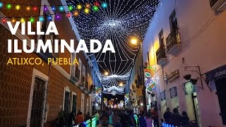 Villa iluminada en Atlixco el mejor viaje de Navidad [upl. by Ardnad]