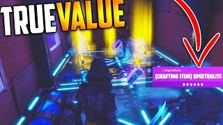 How MUCH is SPECTROLITE Really Worth  Fortnite Save The World [upl. by Aihsyak971]