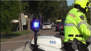 Spoedtransport Verkeerspolitie begeleidt Ambulance naar het Erasmus MC [upl. by Orat]