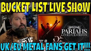 SYLOSIS  Pariahs OFFICIAL LIVE VIDEO OLDSKULENERD REACTION [upl. by Ynnol316]