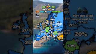 What is the VAT rate in your country europe geography mapping countries shorts fun [upl. by Aikrahs]