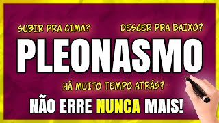 PLEONASMO O Que é Pleonasmo Tipos e Exemplos [upl. by Nerred]