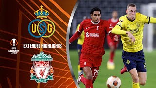 Union SaintGilloise vs Liverpool Extended Highlights  UEL Group Stage MD 6  CBS Sports Golazo [upl. by Stepha]