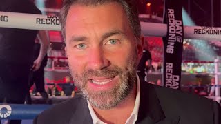 Eddie Hearn REACTS to Deontay Wilder UPSET LOSS to Parker amp Anthony Joshua KNOCKING OUT Wallin [upl. by Scholz]