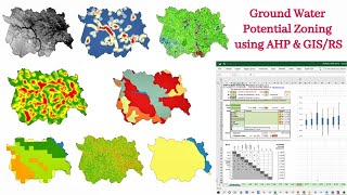 Identification of Groundwater Potential Zone using GISRemote Sensing Techniques and AHP Part1 [upl. by Yuria879]