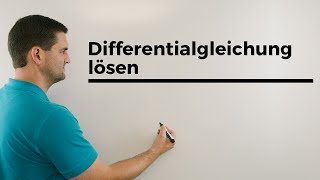 Differentialgleichung lösen Randwertproblem Differenzialgleichung  Mathe by Daniel Jung [upl. by Shih]