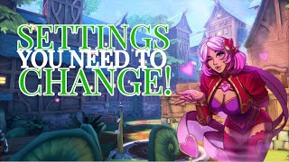 Settings you NEED to Change for PALADINS NO BS paladins settings ranked [upl. by Rodrigo559]