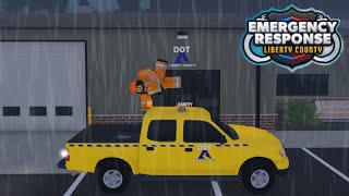 Roblox ERLC How to be a DOT Worker and Street Sweeper [upl. by Mariande]