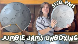 Jumbie Jams Unboxing amp Review  Steel Pans for Kids  Steel Drums for Music Education [upl. by Gundry472]