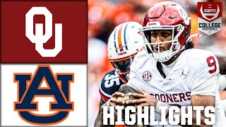 Oklahoma Sooners vs Auburn Tigers  Full Game Highlights  ESPN College Football [upl. by Eivad]