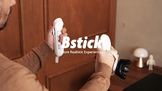 Bstick  Worlds first VR haptics controller [upl. by Ydac]