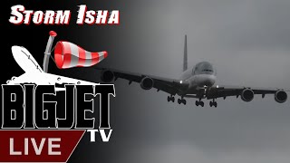 LIVE Storm Isha at London Heathrow Airport [upl. by Anitsuj]