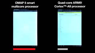 TI OMAP5 Dualcore and ARM CortexA9 Tegra3 Quadcore [upl. by Budwig531]