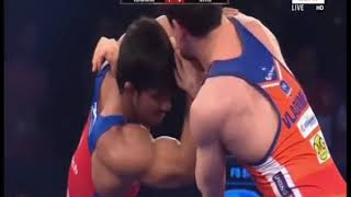 PWL Day 17 Vladimir Khinchegashvili Vs Nitin Rathi at Pro Wrestling League season 3  Full Match [upl. by Sharl]