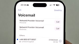 How To Activate or Deactivate Voicemail in iPhone iOS 18 [upl. by Ellimaj]