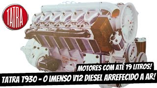 TATRA T930  O IMENSO V12 DIESEL ARREFECIDO A AR [upl. by Namie]