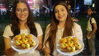 GOLGAPPA CHAAT CHALLENGE  DAHI PURI EATING COMPETITION  Himmi Styles [upl. by Teague886]