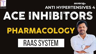 ACE inhibitors Malayalam ARB blockers Lisinopril Telmisartan Antihypertensive Pharmacology Malayalam [upl. by Syah]